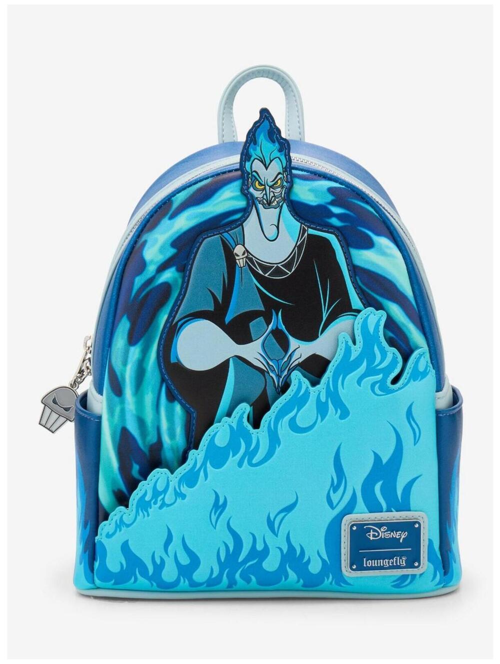 NWT Loungefly Disney Hercules Hades Blue Flames Mini Backpack BoxLunch Exclusive
